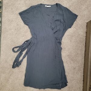 O'Neill Blue Wrap Dress Small
